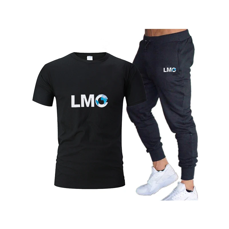

Футболка и брюки LMC мужские спортивные, брендовые Повседневные Дышащие штаны для бега, модная одежда в стиле хип-хоп, лето 2023