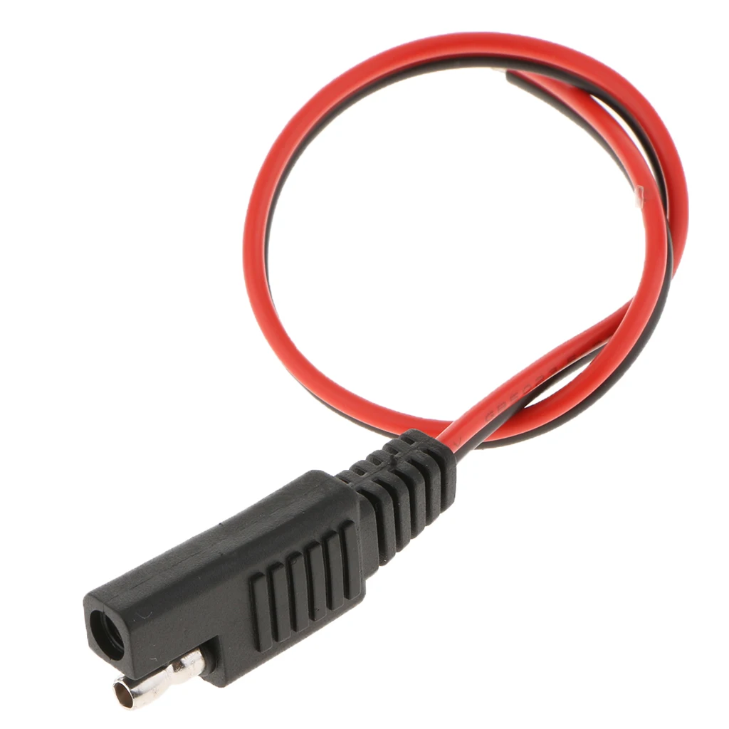 Brand New 10A 30cm Red Black SAE 18AWG DC Power Automotive DIY Connector Cable Adaptor Wire Power Adapter