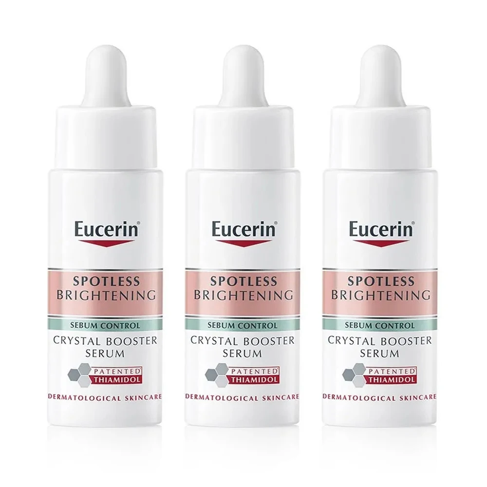 

3PCS Eucerin Spotless Brightening Sebum Control Crystal Booster Serum Skincare For Sebum Control Reduce Dark Spots Brighter Skin