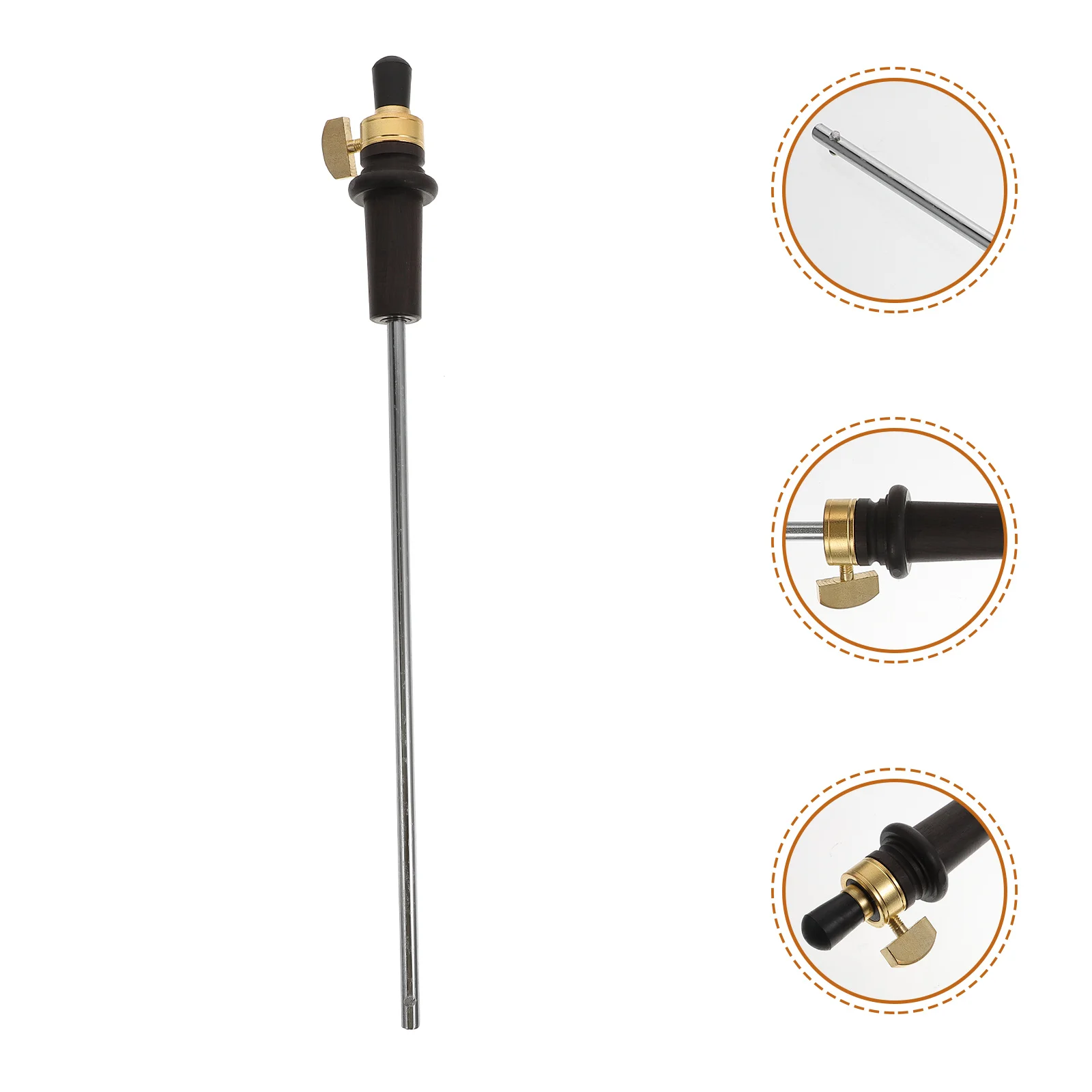 

Cello Tail Cello Tail Rod Cello Ebony Support Feet Tail Rod for Supporting Storage