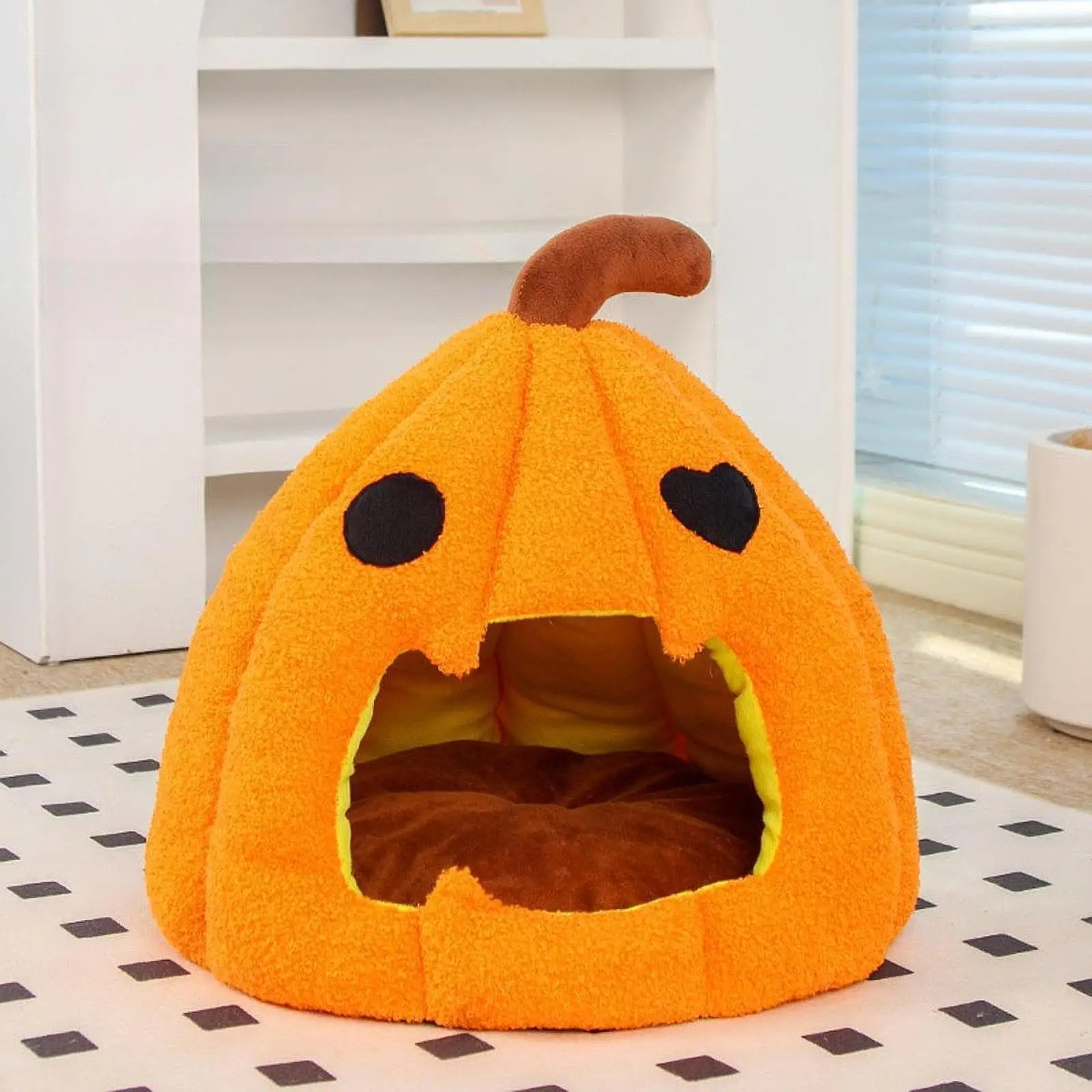Кошачье гнездо полузакрытое домашнее для кошек обитания мягкая спальная хижина