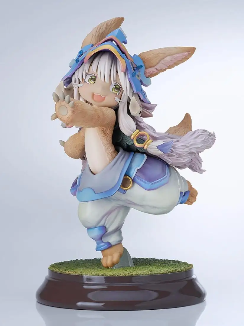 Фото Оригинальная фигурка Nanachi из серии GOOD SMILE Made in Abyss: Золотой город палящего солнца, новая версия с новым нарядом, в коробке, аниме-игрушка. №3