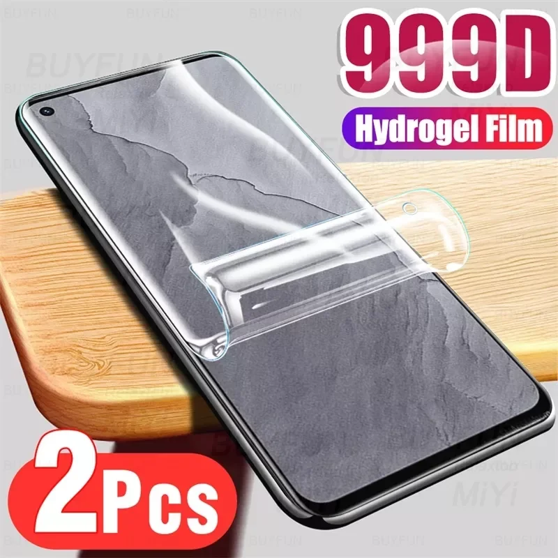 

2pcs 999d hydrogel film for realme gt master edition 5g screen protectors not glass on realmi gt master 2021 protective films