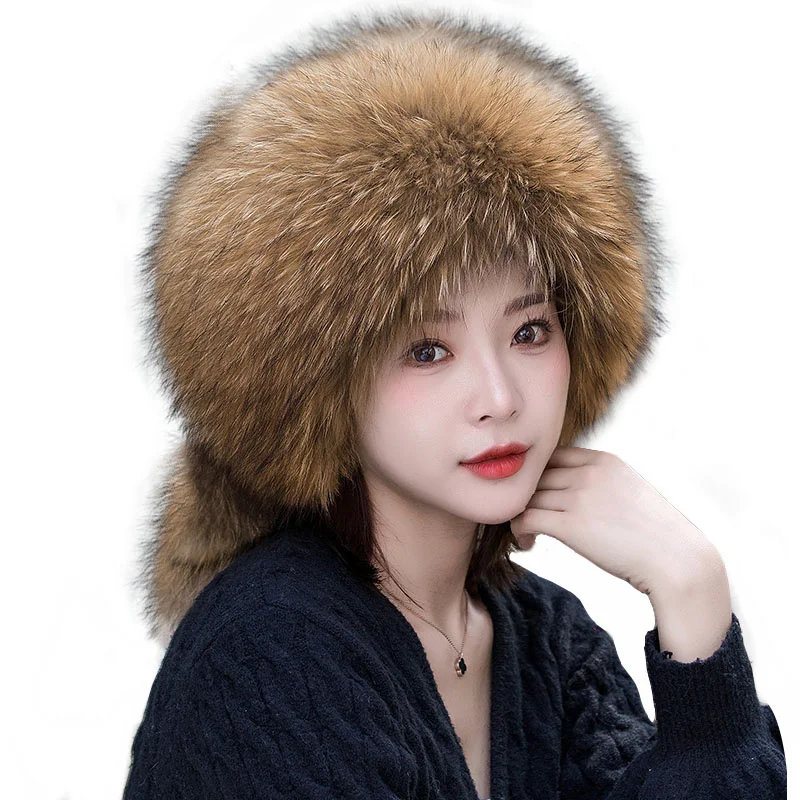 Sales Natural Winter Fur Hats , Hat Female Winter Natural Fur , Hot Sale 100% Fur Hat