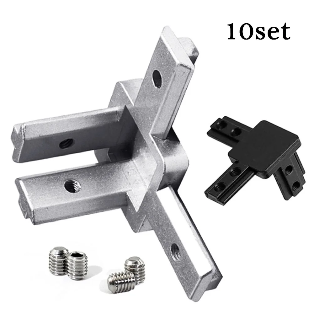 Надежный 3-ходовой угловой соединительный кронштейн для использования с 2020