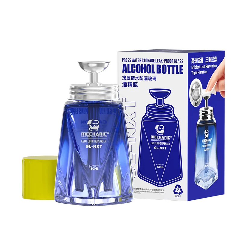 

MECHANIC GL-NXT стеклянная бутылка для спирта 150 мл