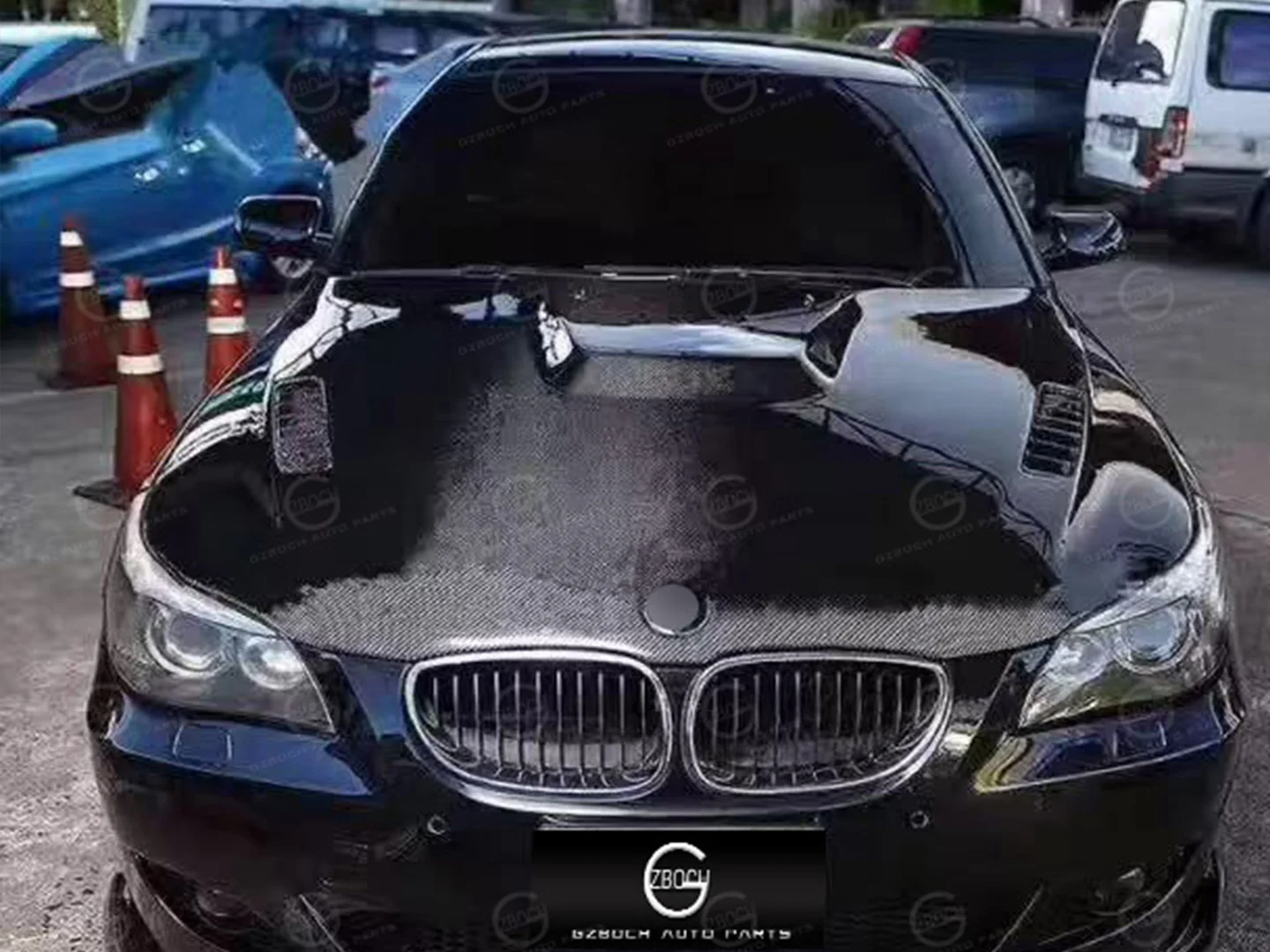 2004-2010 5 серии E60 автомобильные комплекты кузова капот двигателя для BMW HAMAN стиль
