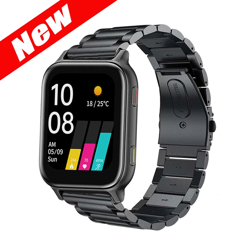 

Металлический ремешок для Umidigi Uwatch 5, ремешок для UMIDIGI Urun S, браслет из нержавеющей стали для Uwatch 3s/2s/2, аксессуары для часов