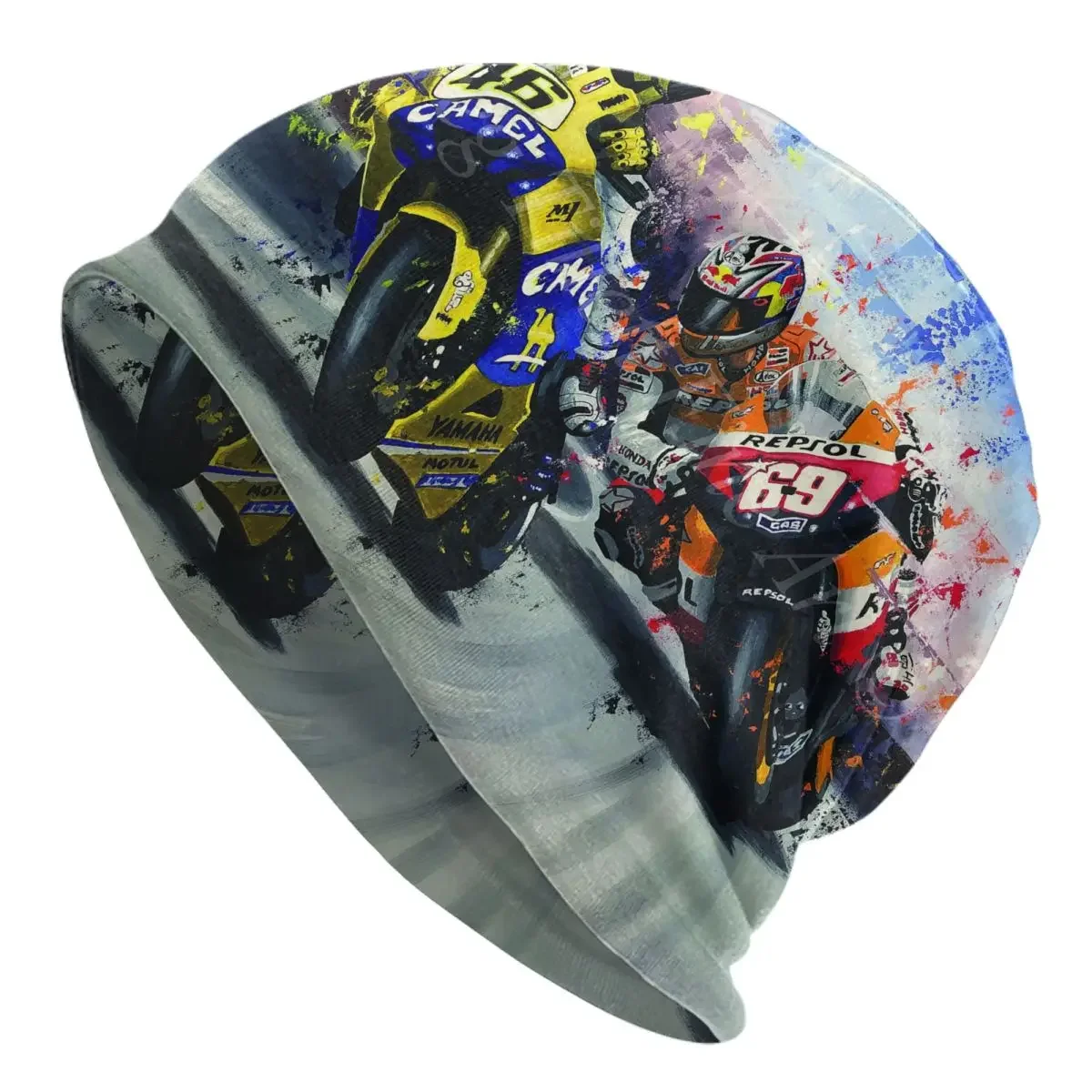 Шапки для мотогонок Rossis шапки унисекс зимняя теплая вязаная шапка мужчин и