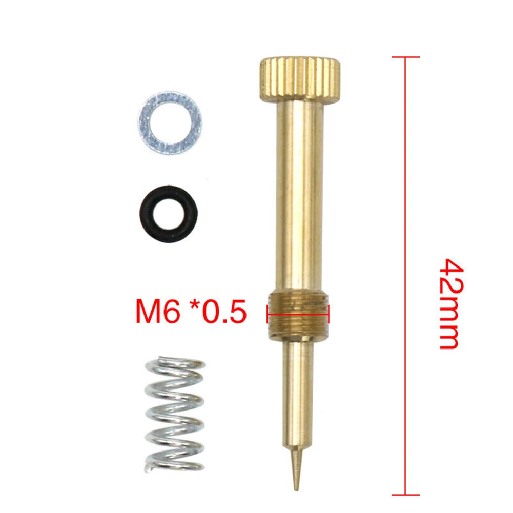 

Motorcycle Carburetor Air Adjusting Screw Idle Mixture Fuel Ratio Screw For Mikuni VM22 Carburetor Air Fuel Mixture Screw