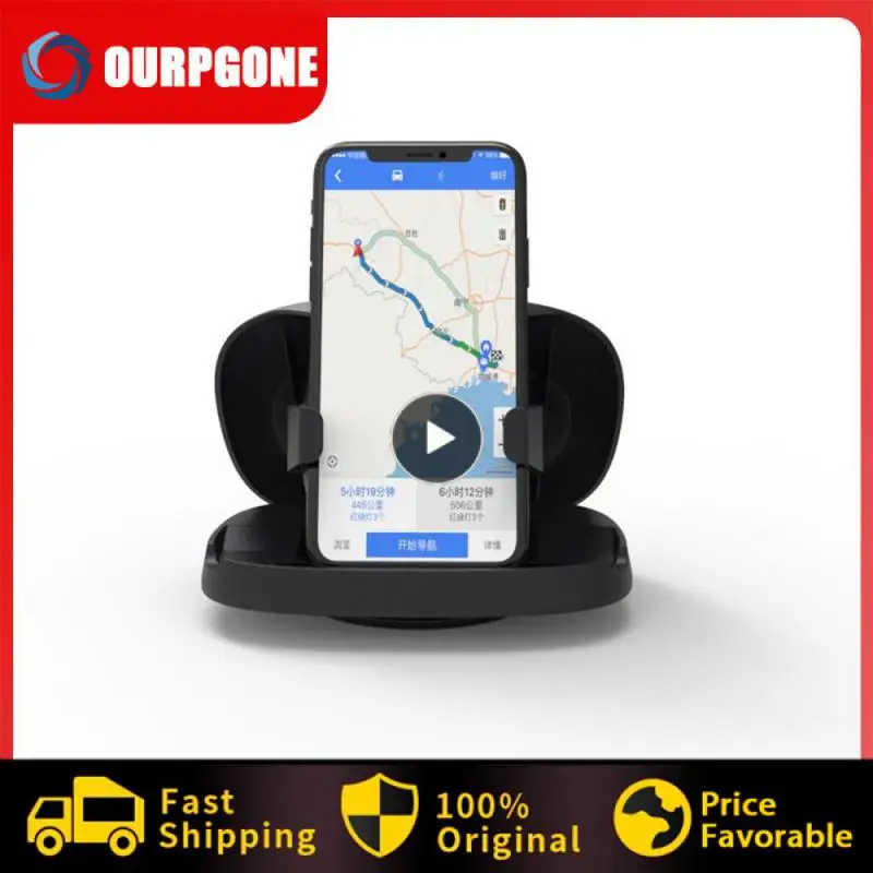 

Universal Car Holder Multifunctional Durable Gps Navigation Stand Support 360 ° Rotating Portable Car Supplies Black Suction Cup
