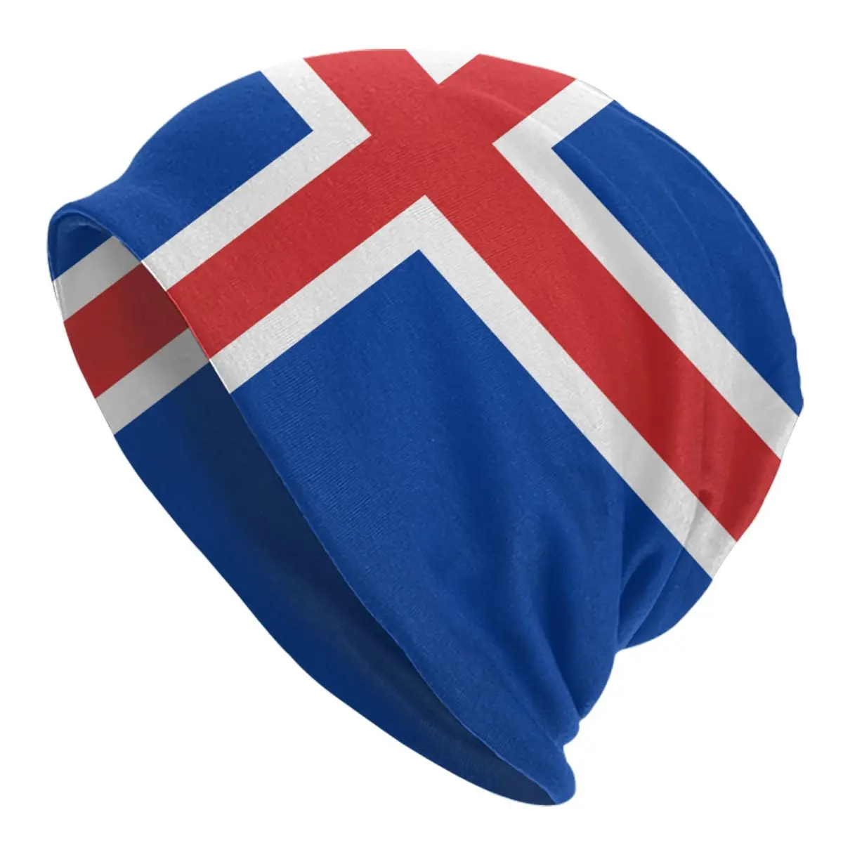 

2023 Warm Hat for Women Iceland Flag Stacking Knitted Bonnet Cap Men Hat Hip Hop Beanies