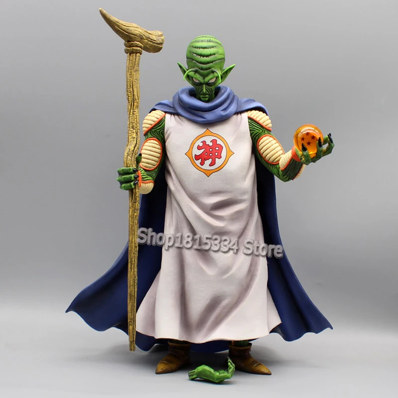 

49cm Anime Dragon Ball Piccolo Figure GK Piccolo Action Figure Earth God Interchangeable Hands FC PVC Model Ornamen Toys Gifts