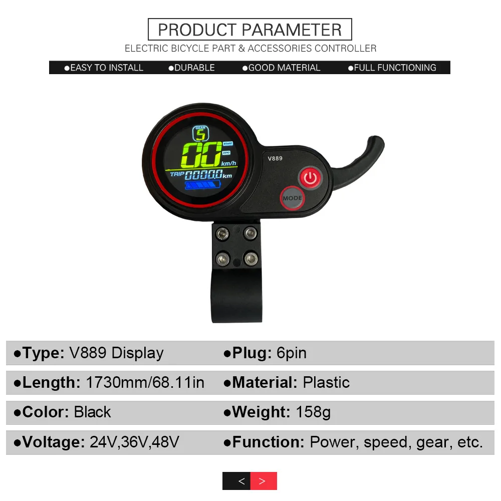 ЖК-дисплей LCD-M3 OMT-M3 V889 для электровелосипеда 24-72В