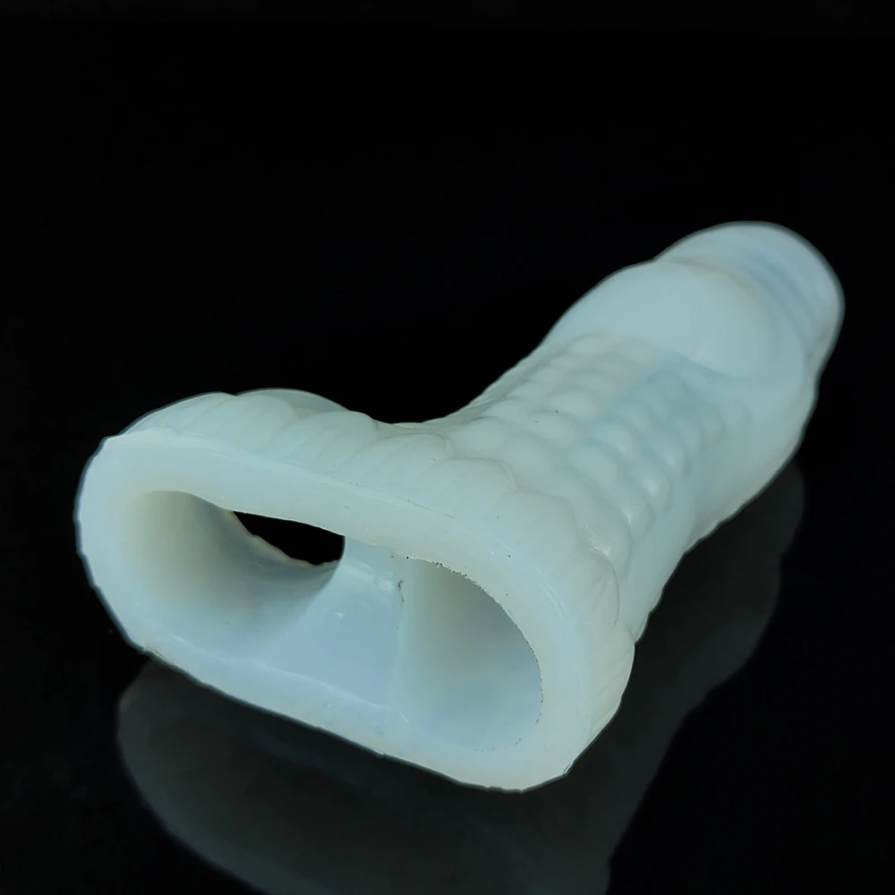 FAAK силиконовый удлинитель для пениса фаллоимитатор увеличения фантазия