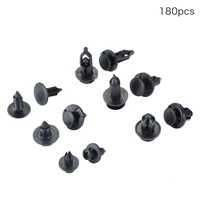 180pcs universal fastener rivet clips 6 different sizes splash shield retainers replacement for ford gm chrysler