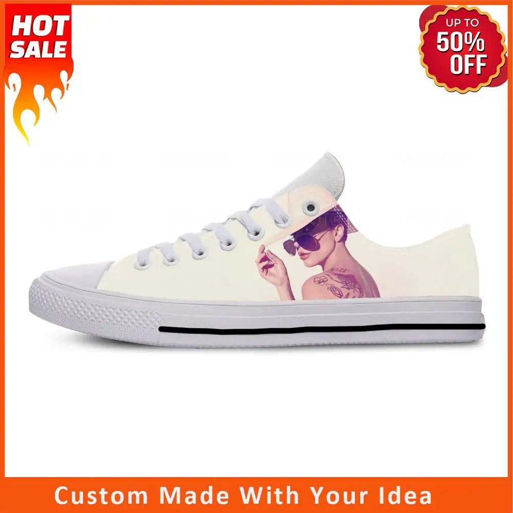 

Кроссовки мужские/женские с низким верхом и 3D принтом