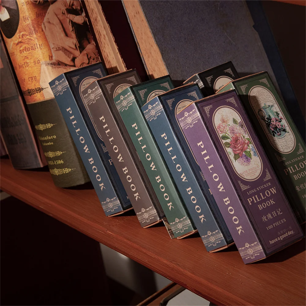 100 шт./коркор. наклейки-подушки для книг своими руками Дневник Декор нежелательный журнал Скрапбукинг Декоративные наклейки канцелярские п...