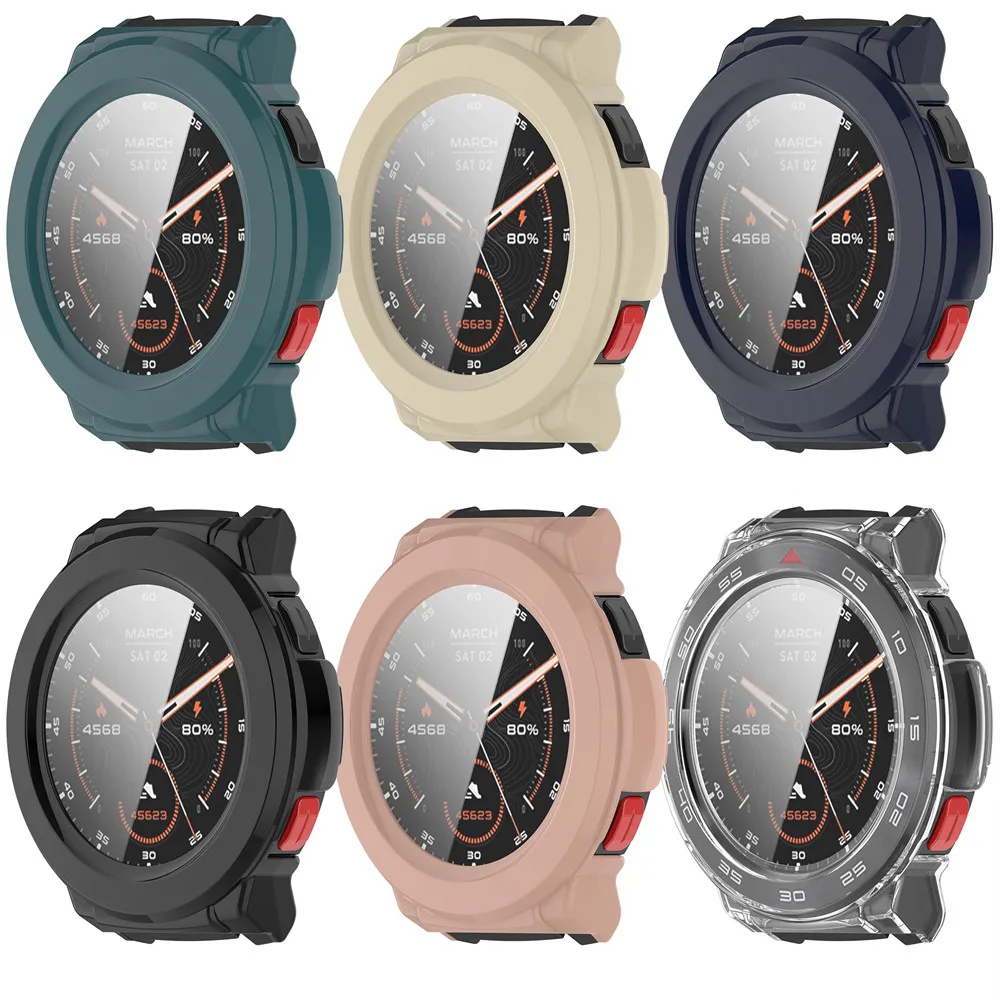 Фото Чехол и защитная пленка из закаленного стекла для Mibro Watch Gs pro Frame, высококачественные тонкие защитные аксессуары для ПК №1