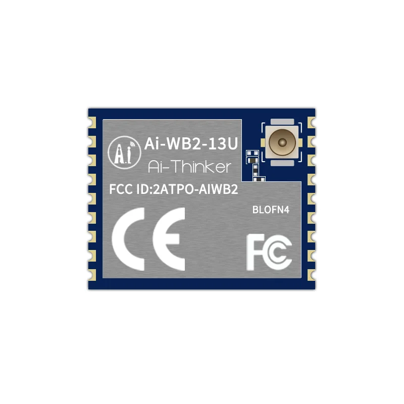 

Ai-WB2-13U Bluetooth WiFi module, built-in BL602 chip, ultra-long transmission distance, double 85 test