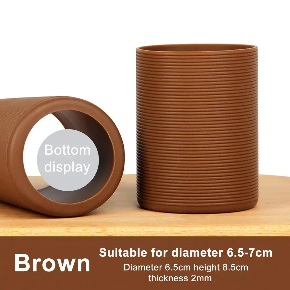 

Water Cup Sleeve Non-slip Cup Sleeve Silicone Boot Sleeve for Water Cup Non-slip Anti-scalding Flask Bottom Protector for Bumper