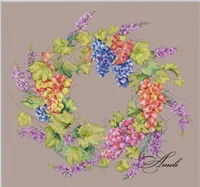 nn yixiao counted cross stitch kit cross stitch rs cotton with cross stitch wreath series berry wreath 46 44