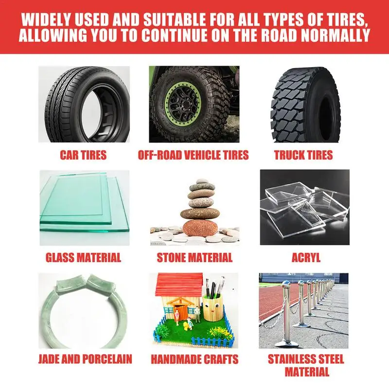 Клей для ремонта шин 50 мл прочное клеевое соединение резиновая цементная