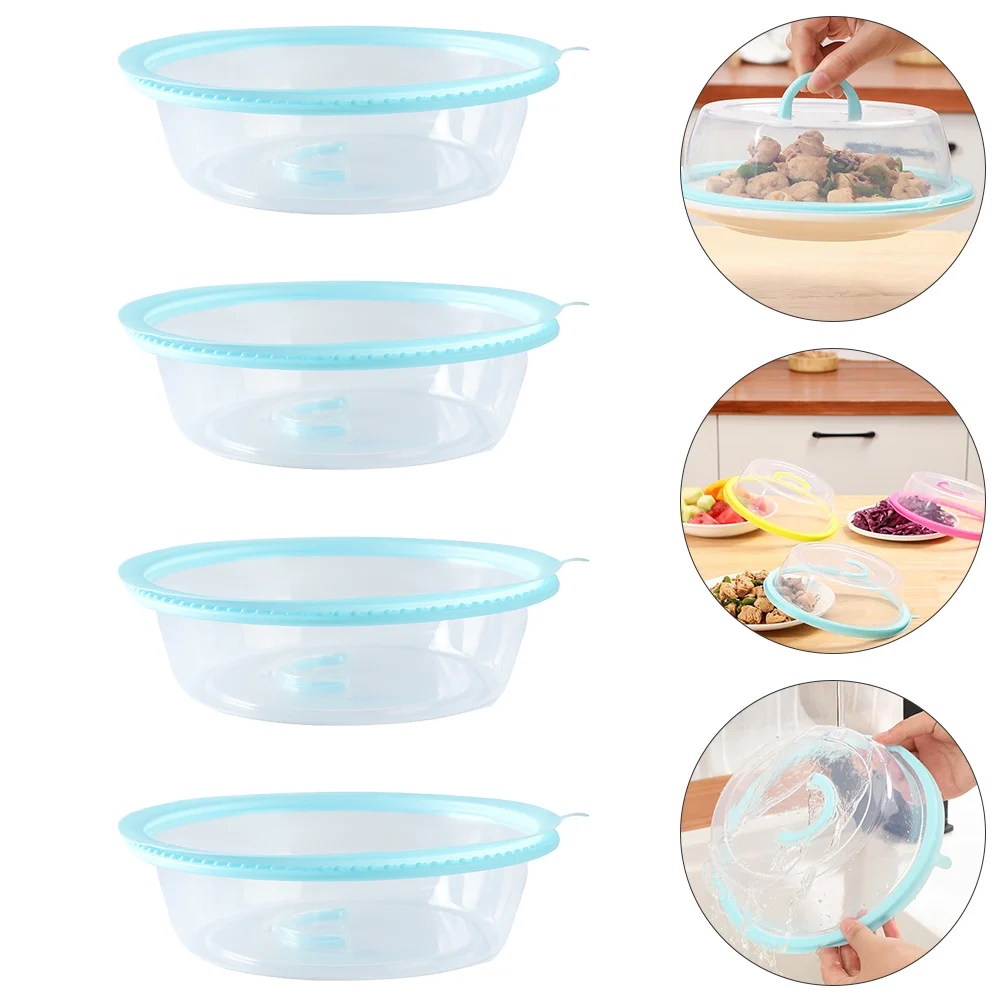 

4pcs Reusable Lightweight Portable Material Lid for Home Hotel Restaurant