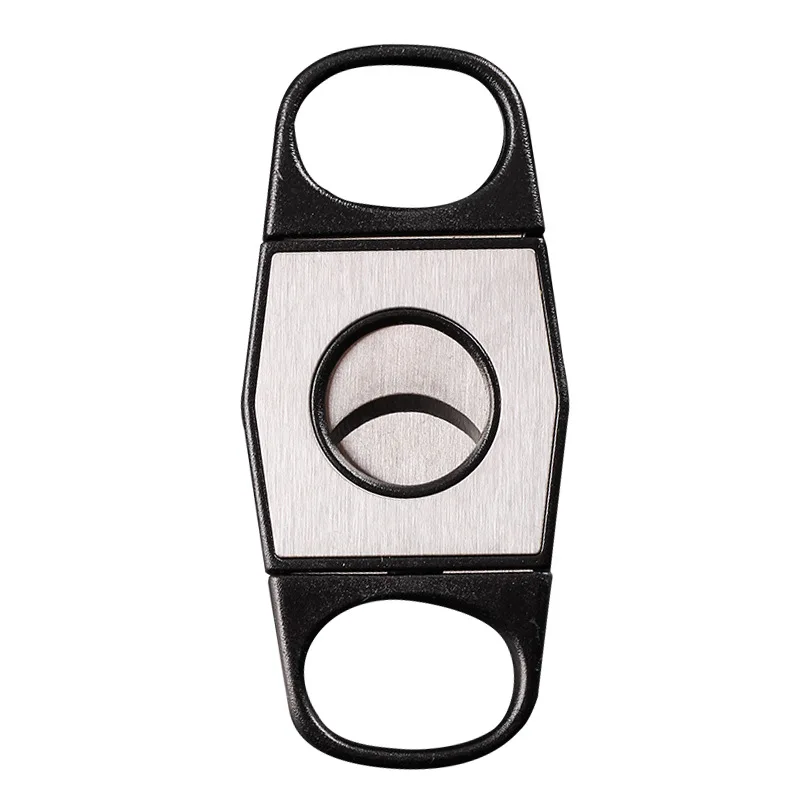 

Portable plastic cigar scissors stainless steel cigar scissors