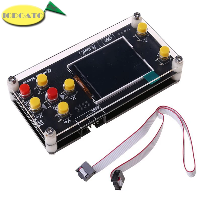 

GRBL 4 Axis Controller 1.8 inch CNC Offline for 3018pro 1610 / 2418 / 3018 Pro CNC 3-axis Engraving Machine CNC Control Board