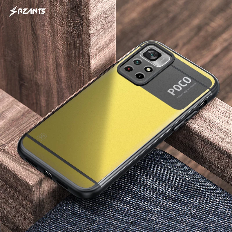 

Чехол Rzants для Xiaomi PocoM4Pro 5G Redmi Note 11T Redmi Note 11 Pro + Искусственный прозрачный Чехол [Белая Акула] матовый тонкий чехол с защитой от отпечатков пальц...