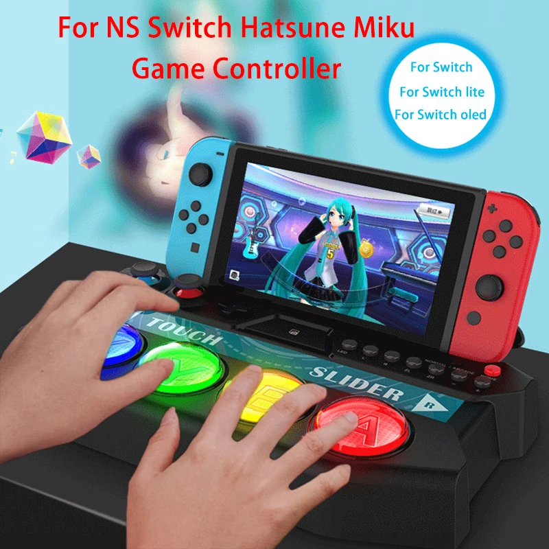 For Nintendo Switch Console Hatsune Miku Game Controller Game Joystick Plug And Play Game Accessories For Switch Lite Oled