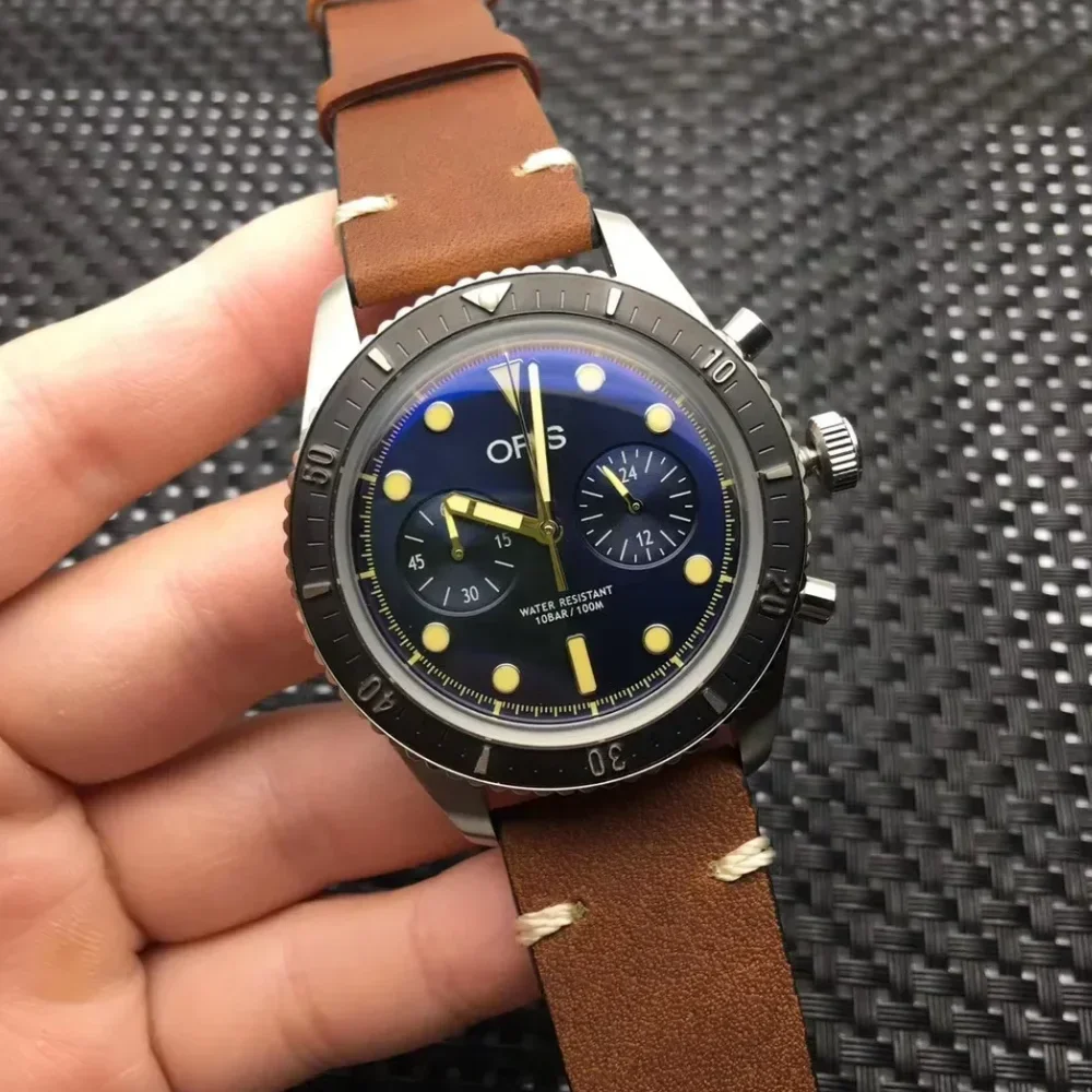 

Fashion Mens ORIS Watch Endurance Sport Wristwatch Waterproof Quartz Movement Chronograph Clock Brand AAA Quality