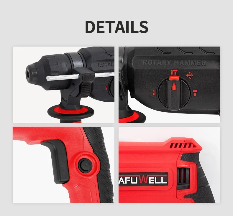 KAFUWELL PA5352A Ударные дрели Электроинструменты Jack Hammer Demolition Rotomartillo Demoledor