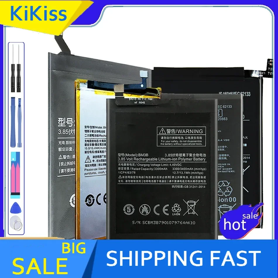 Аккумулятор для Xiaomi Mi MIX Max 1 2 3 2S 4 4S 5 5S 5X 6 6X 7 8 SE 9 9T 10 10T Pro Plus Lite/Mi2 Mi5 mi4S BM4C BM3K