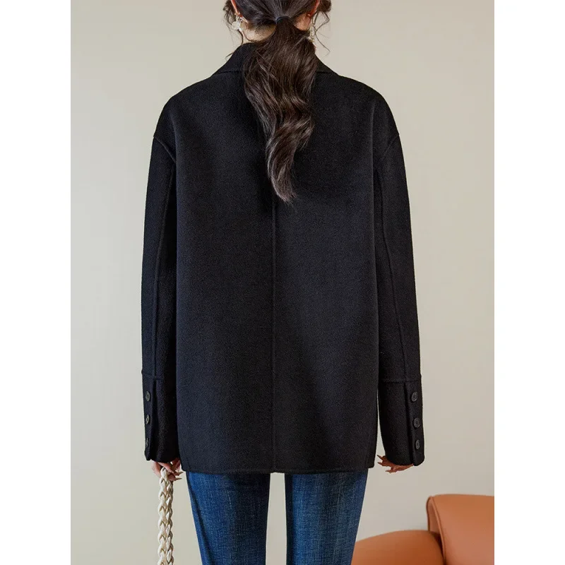 Твидовый стиль шерстяная куртка Новое поступление миниатюрное повседневное