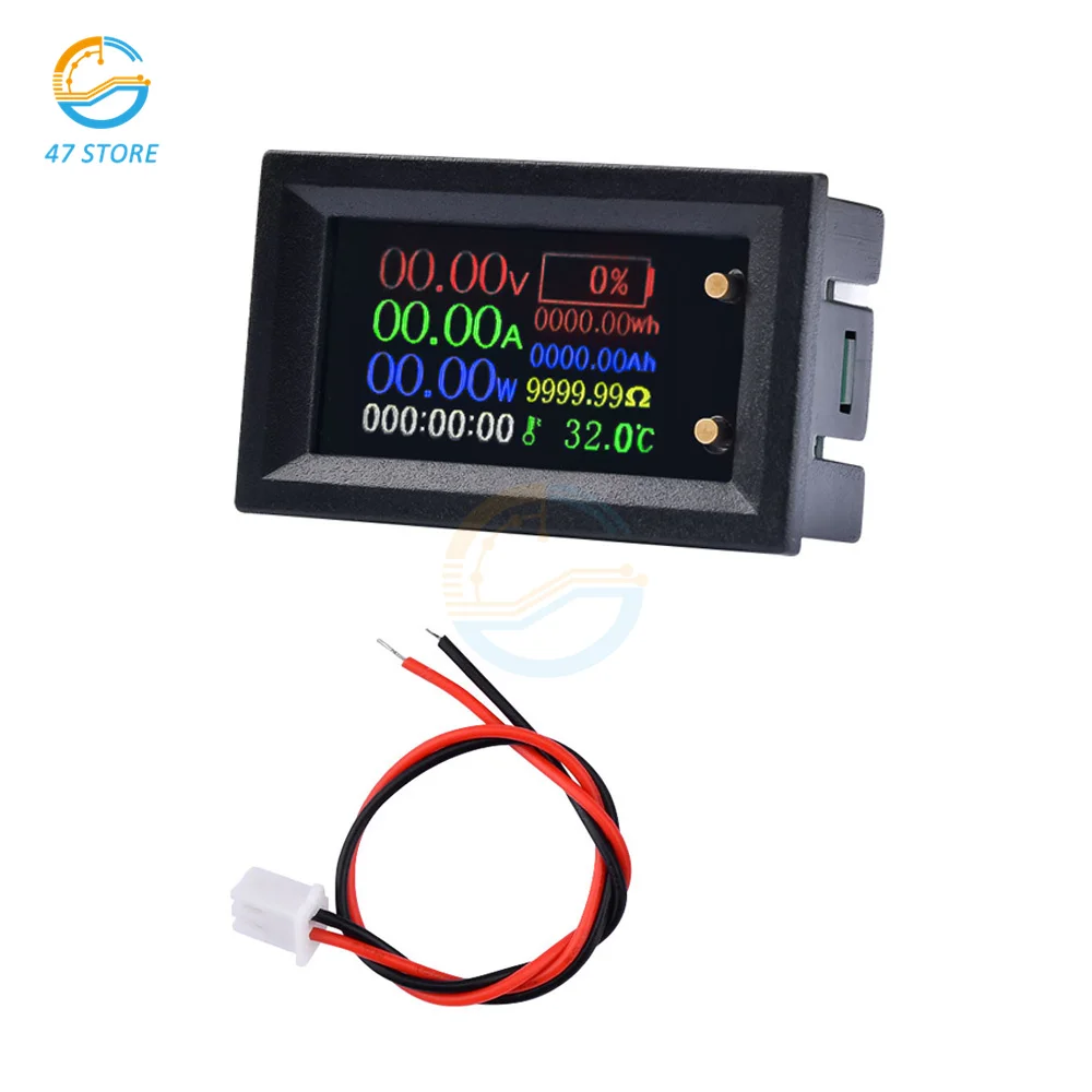 Mini Digital Voltmeter Ammeter DC 6-30V 20A Amp Volt Voltage Current Power Meter Detector Tester 1.14" LED Display