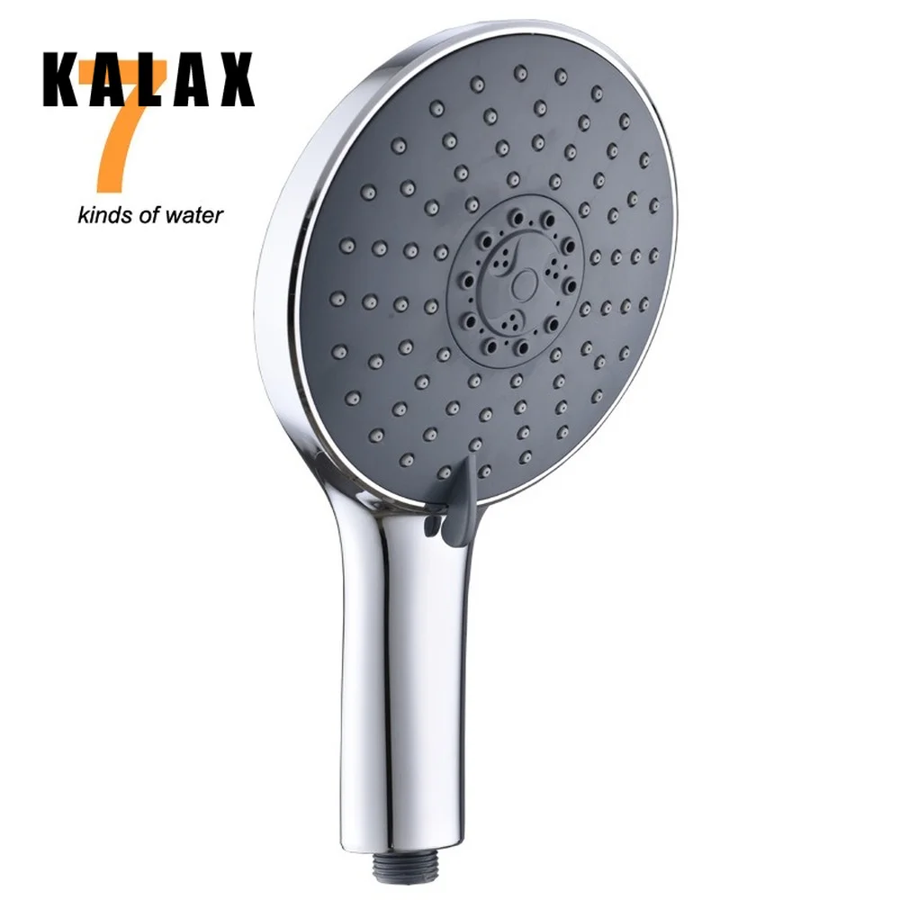 

7 Functions Adjustable 150MM Big Panel Shower Head ABS Chrome Large Power Water Saving Bath Faucet Bathroom Accessories