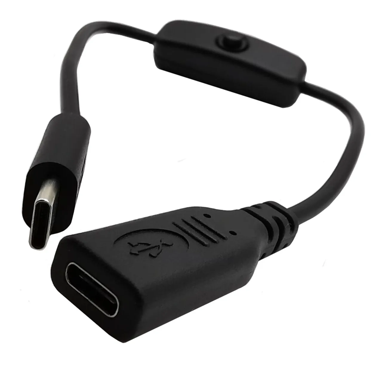 Удлинительный кабель USB Type-c 3 А 22AWG 30 в с кнопками 501 длина 0 м