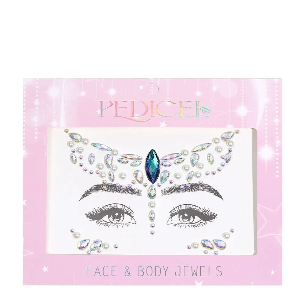 Боди-арт креативная 3D хрустальная наклейка красочные блестящие наклейки со