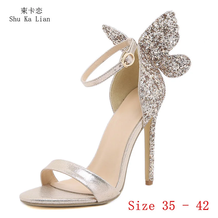 

Сандалии женские на очень высоком каблуке 11 см, босоножки-гладиаторы, обувь для вечеринки, туфли-лодочки, Размеры 35 - 42