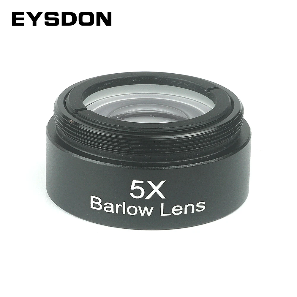 Линза Барлоу EYSDON 5X 1 25 дюйма полностью металлическое покрытие оптическое стекло с