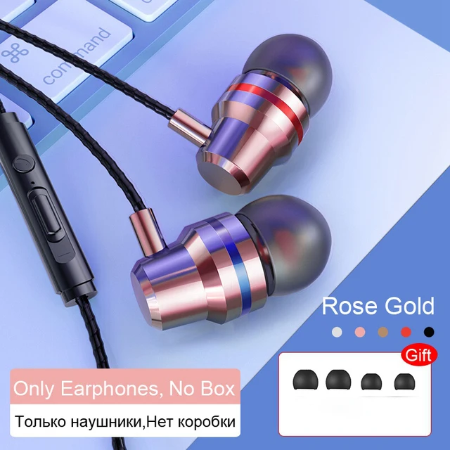 

Hot Ticket Wired Earphones Earbuds Headphones 3.5mm In Ear Earphone Earpiece With Mic Stereo Headset For Samsung S6 Xiaomi Phone