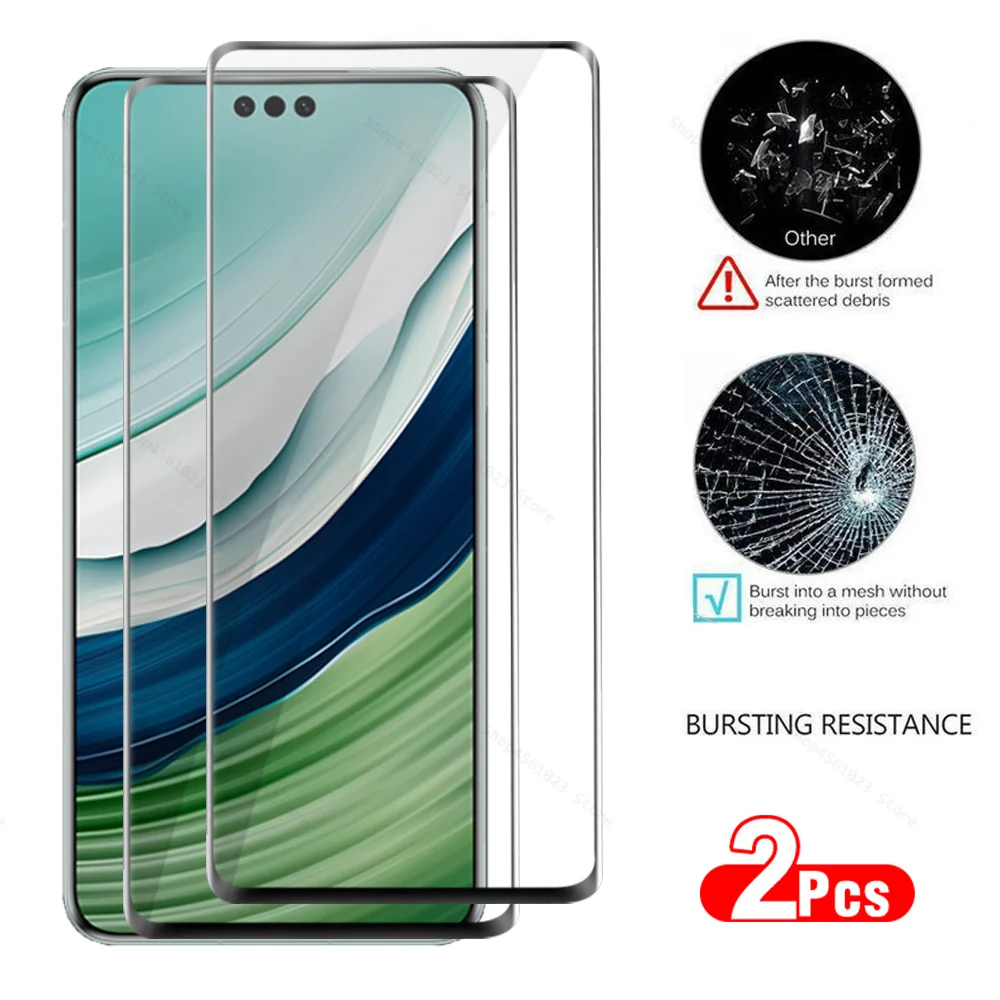 

2Pcs For Huawei Mate 60 Pro Curved Tempered Glass Screen Protector Hauwei Huawey Mate60 60Pro Mate60Pro 2023 6.82'' Protect Film