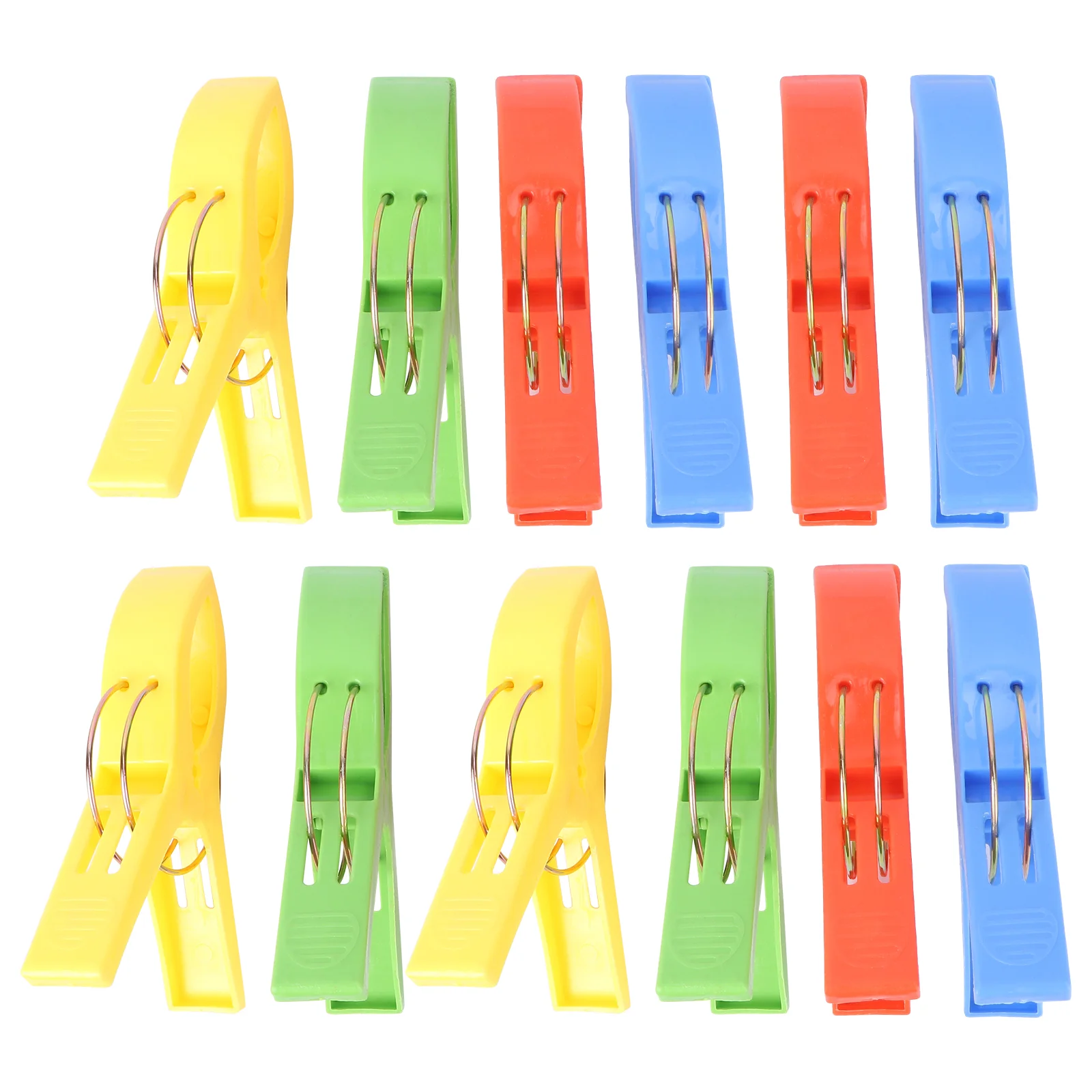 

12/40 Pcs Jumbo Clothes Clamp Clothes Organizer Towel Clips for Lounge Chairs Hanger Organizer Quilts Blowing Clip