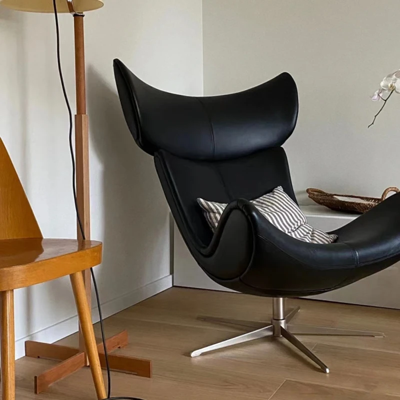 Итальянский стиль Современная Минималистичная спальня вращающийся черный чехол