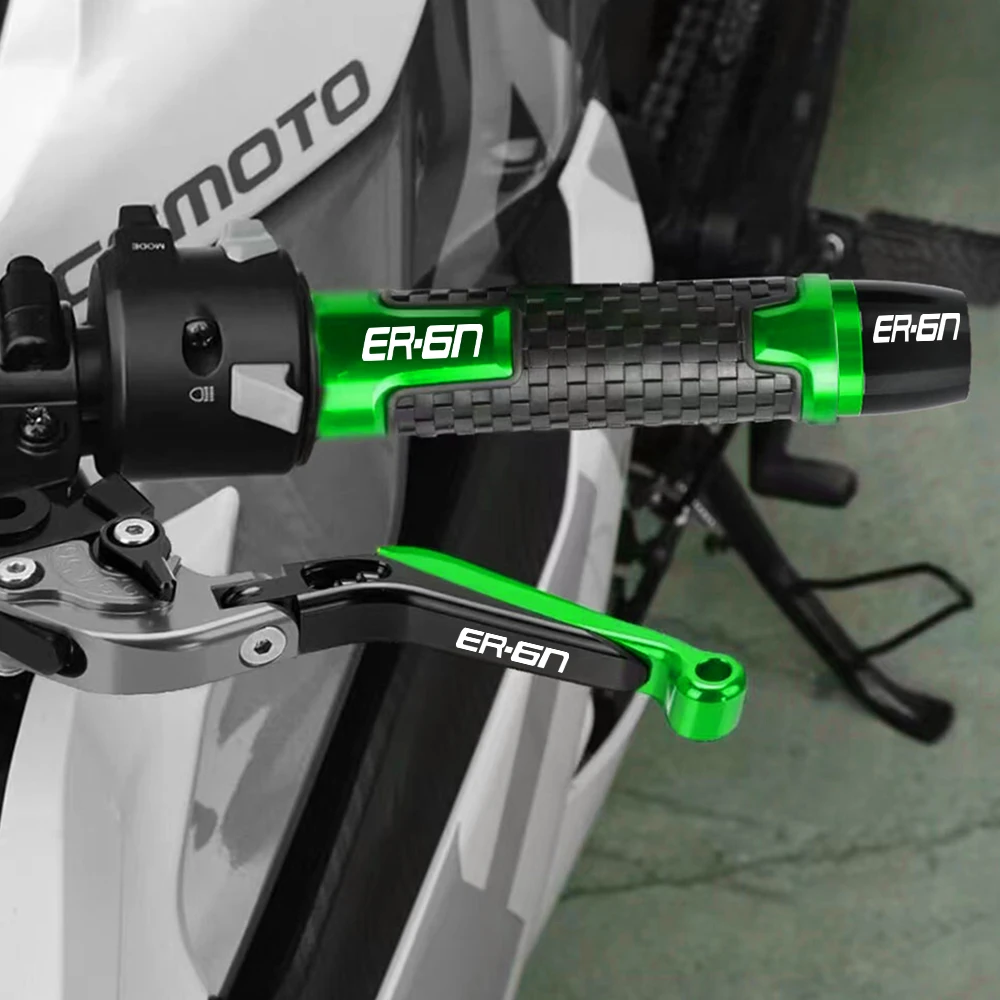 Мотоциклетные ручки с заглушкой противовибрационная заглушка для Kawasaki ER-6F NINJA 650R