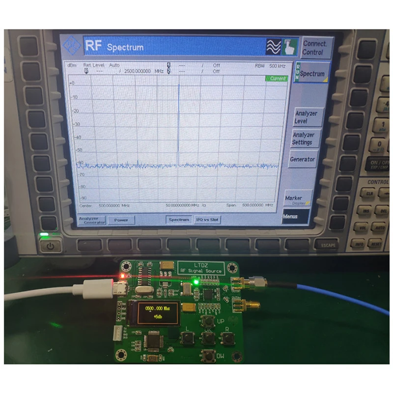 Модуль генератора радиочастотных сигналов MAX2870 23 5-6000 МГц PLL VCO с драйвером STM32 pe66