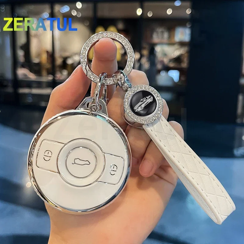 Для Mercedes Benz SMART Fortwo 1 BRABUS 2022 2023 Чехол для автомобильного дистанционного ключа из