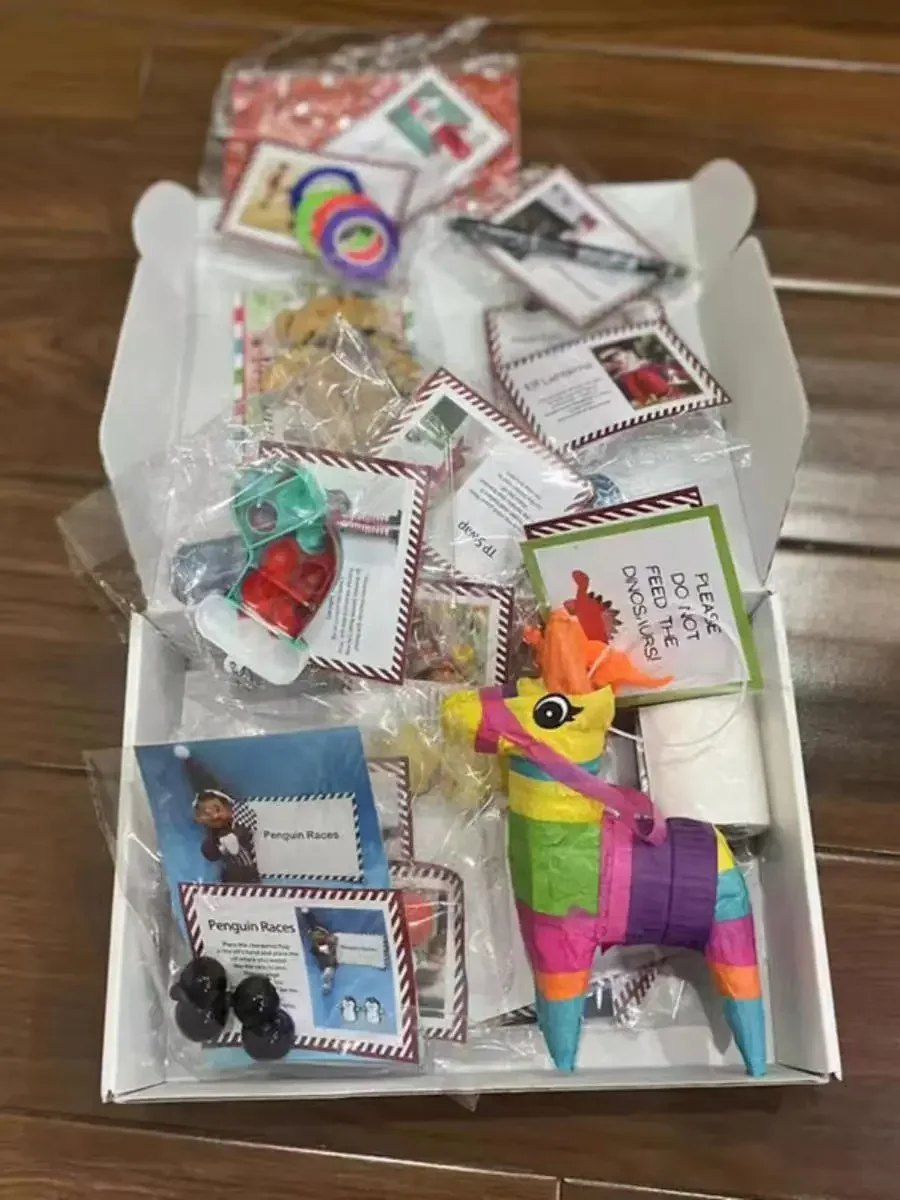 Оригинальный Рождественский подарочный набор обратного отсчета эльфов